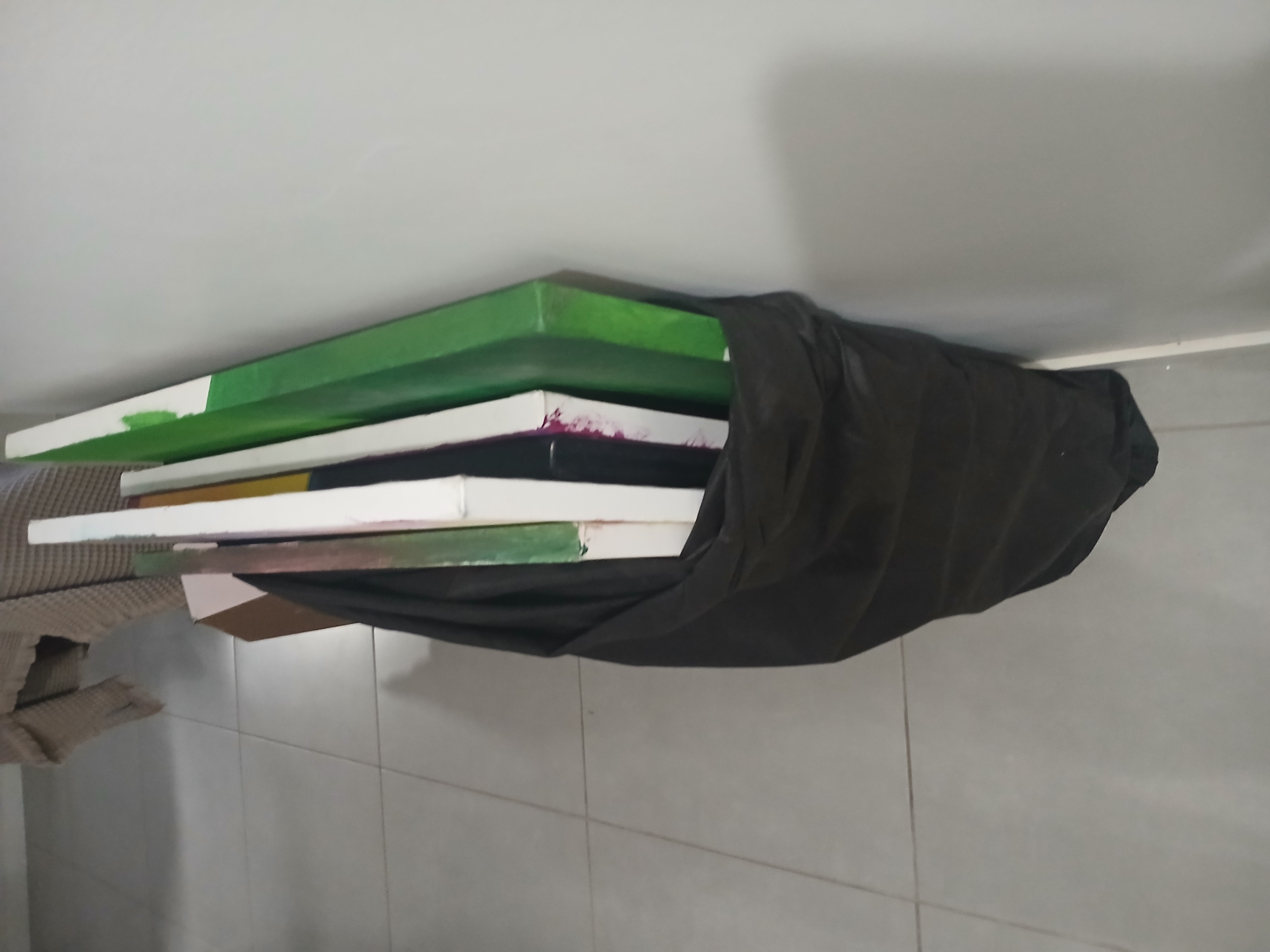 Telas em canvas ja pintadas, usadas